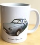 Nissan Figaro 1991 - 11oz Ceramic Mug - Japanese Fun Car - Image 3