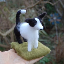 Needle felt Sheepdog , border collie, fibre art