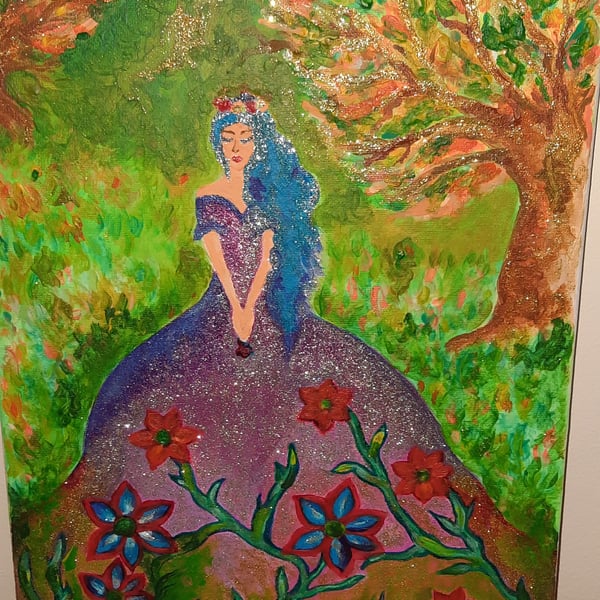 Fairy-original acrylic painting