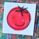 Happy Tomato card by Jo Brown