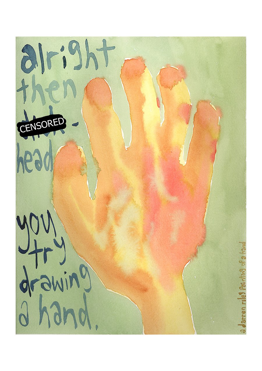 You Try Drawing A Hand