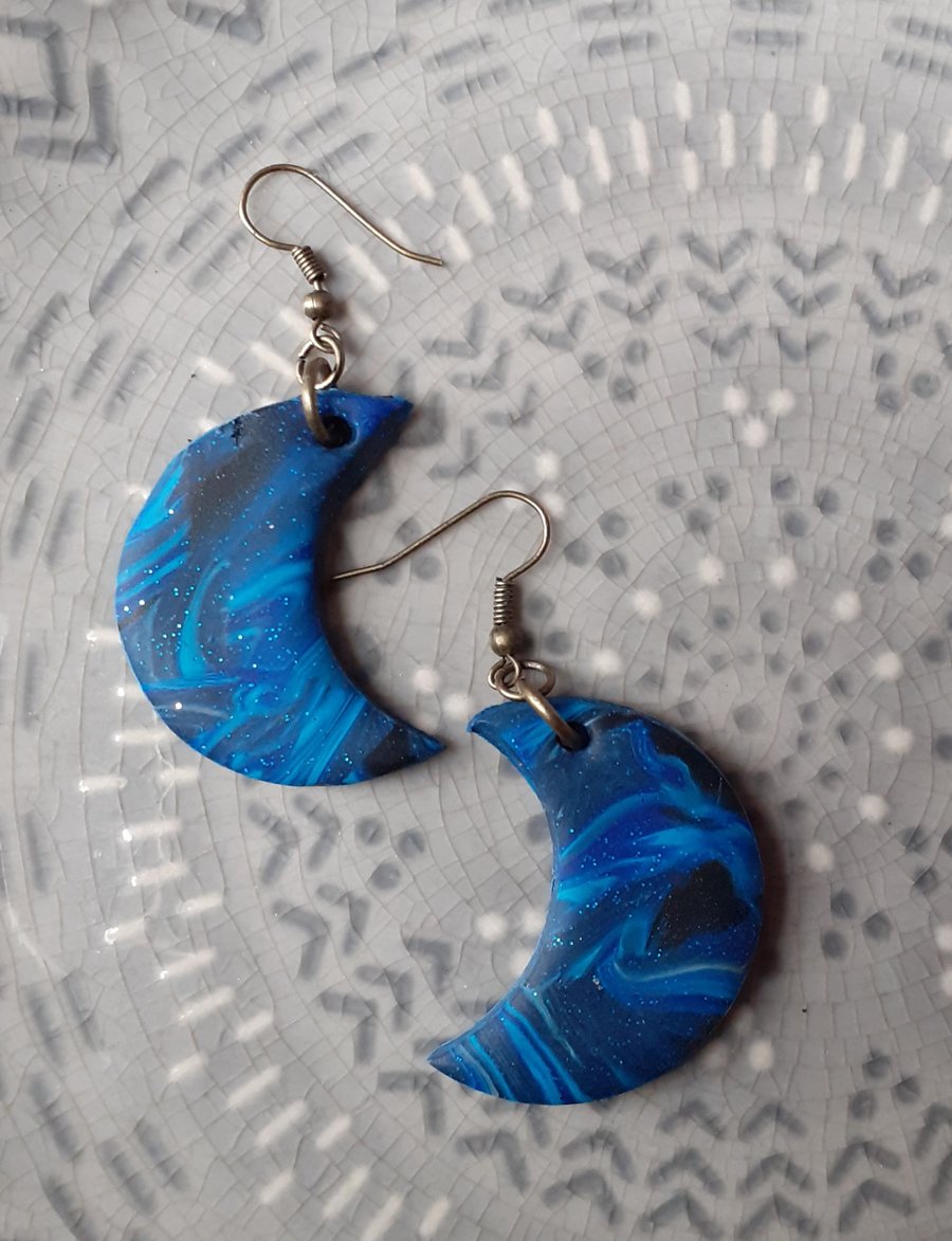 Blue Moon Earrings 