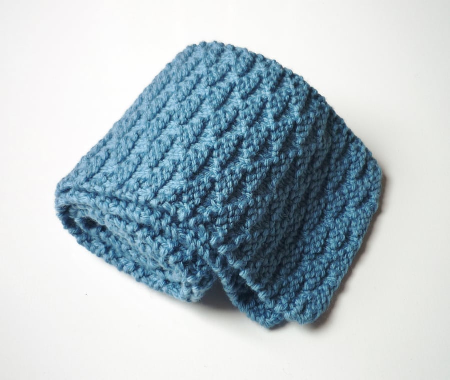 Boys' wool scarf - Back to school - Eco friendly gift for kids 