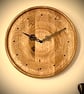 Oak Wooden Wall Clock - Image 1