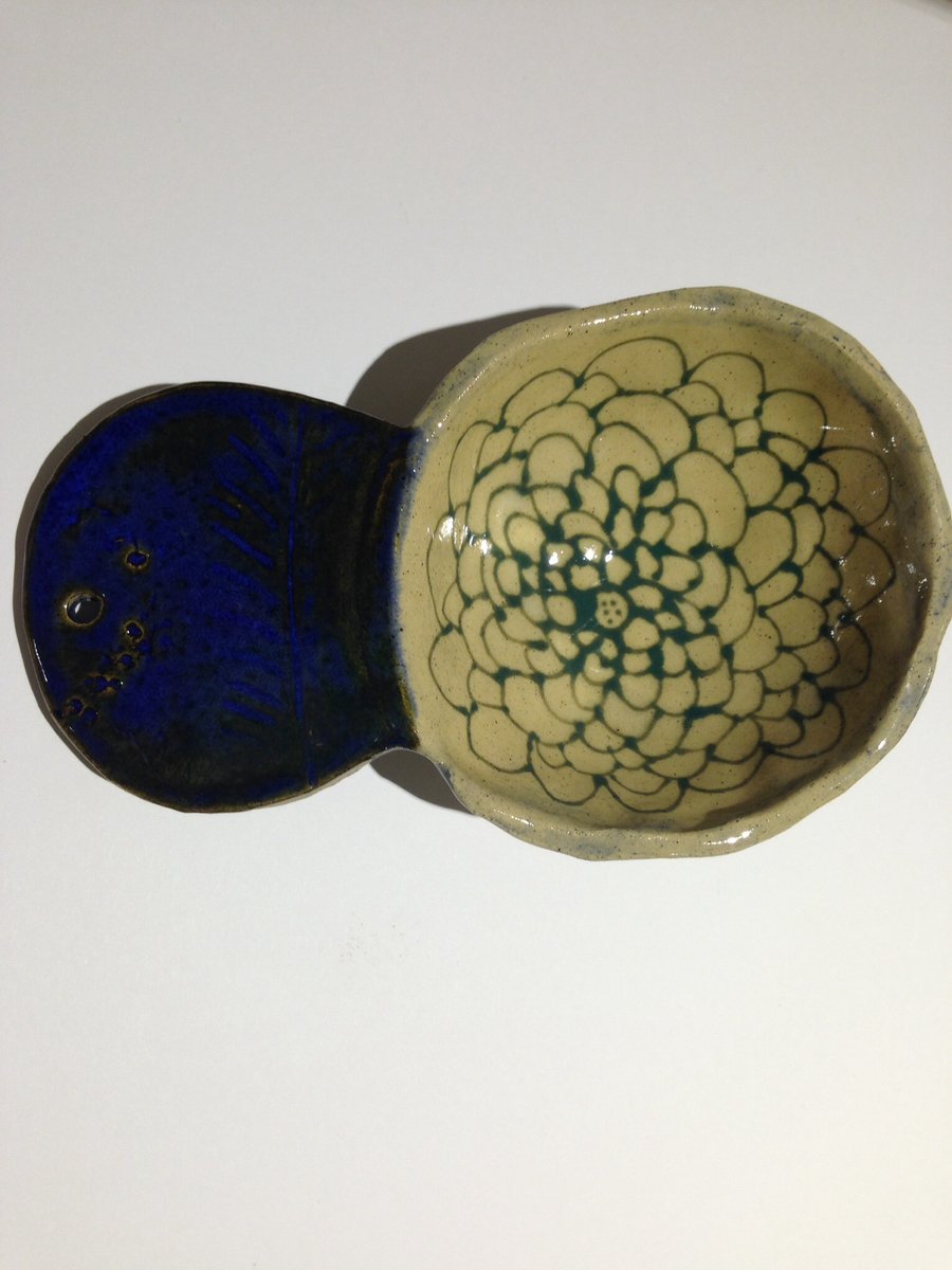 Ceramic stoneware spoon scoop