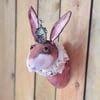 Handmade mini royal hare faux taxidermy 