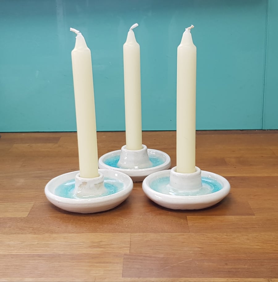 Ceramic candlesticks 