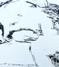 Relaxed Cat Limited Edition Original Hand-Pulled Drypoint Print Animal Art - Image 4