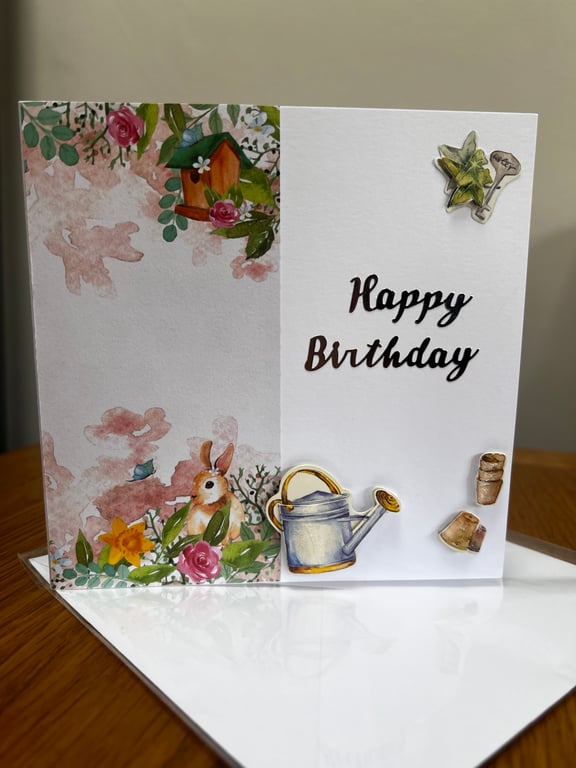 Handmade Spring time Birthday card