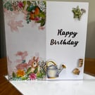 Handmade Spring time Birthday card