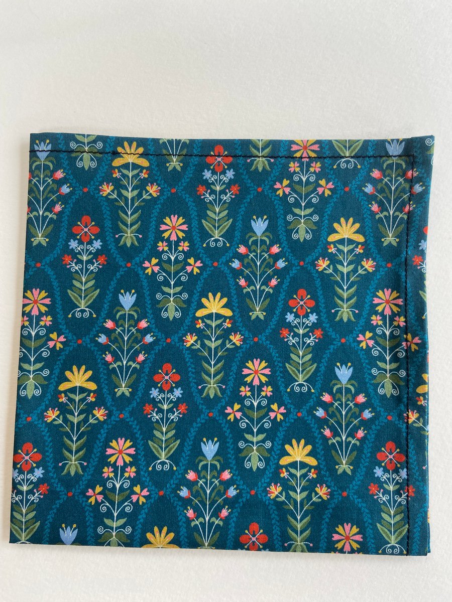 Ladies Liberty Fabric Handkerchief in Angeli C Pattern Beautiful Gift