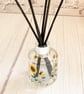 Reed Diffuser Bottle Hand Painted with Sunflowers 