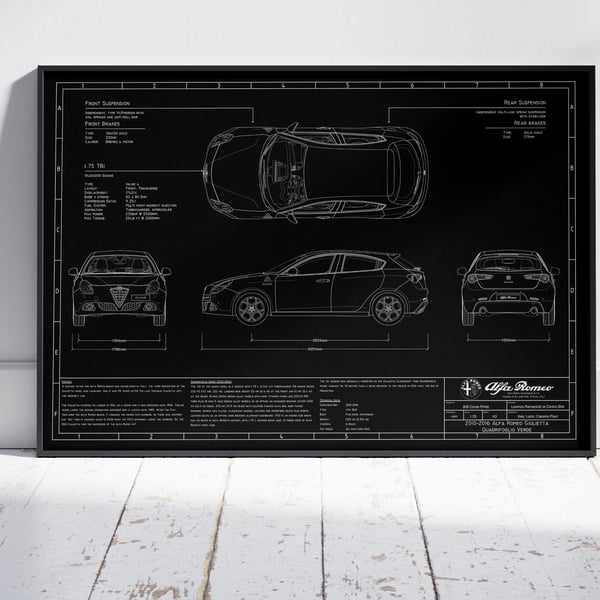 2010-2020 Alfa Romeo Giulietta Blueprint