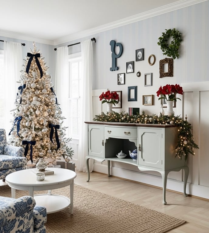 Antique  Sideboard, Cabinet, Buffet , media stand in neutral light colour