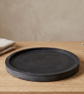Charcoal Grey Marbled Round Jewellery Tray, Decorative Catchall Dish