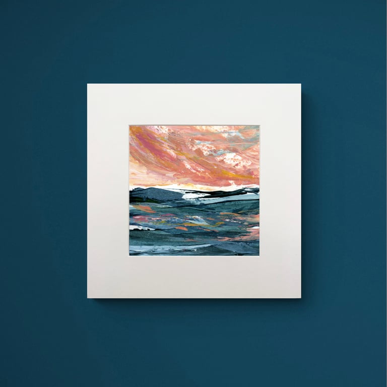 Perfectly Imperfect Sample Mini Mounted Seascape Print 92