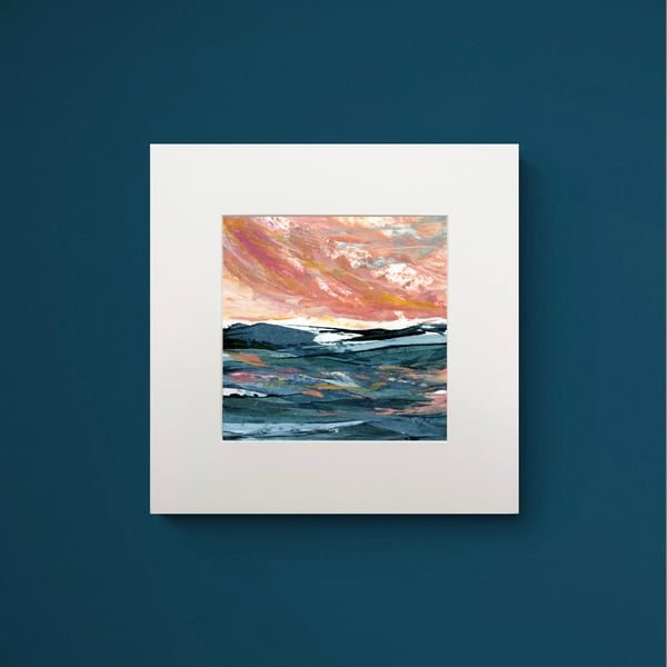 ‘A Sky Full of Joy’ Mini Mounted Seascape Print