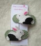 Rabbit hair clips - Image 7