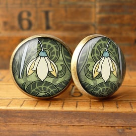 Snowdrop Cufflinks (AN05)