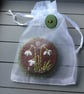 Hand Embroidered Snowdrop Brooch  - Image 5
