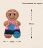 Knitting Gingerbread Decoration - Embroidered Knitting Lover Keepsake - Image 5