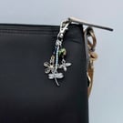Bag Charm, Bee, Dragonfly & Flower, Best Friend, Thank You Teacher, Gift For Her