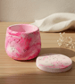 Pink Marble Effect Constellation Jewellery Box or Trinket Storage Pot  - Image 1