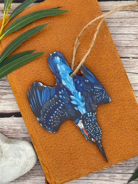Perfectly Imperfect Kingfisher Decoration 