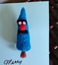Hand crafted needle felt Christmas tree novelty brooch - Image 2