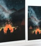 The Gathering Illustrated Art Print - Image 3