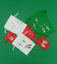 Sparkly Christmas Pearl Snowmen Earrings -  gift - Image 4