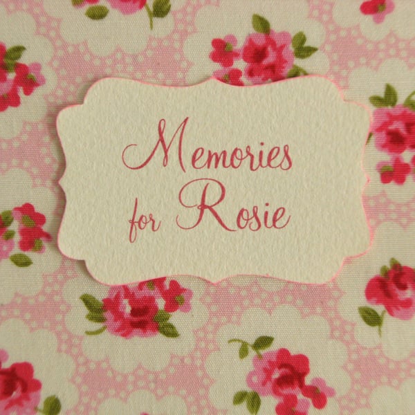 Hand Made Book Label (small) - Add a Label to your LizzieMade Book