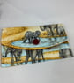 Elephant card case, Giraffe travel pass holder, 2 options, Handmade - Image 2