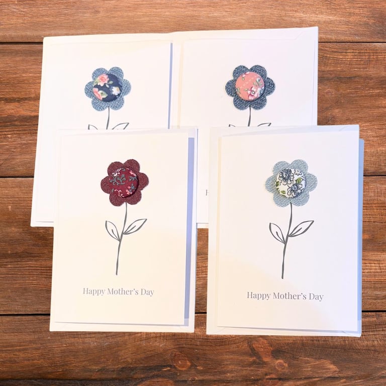 Handmade Mother's Day Card, Flower Card