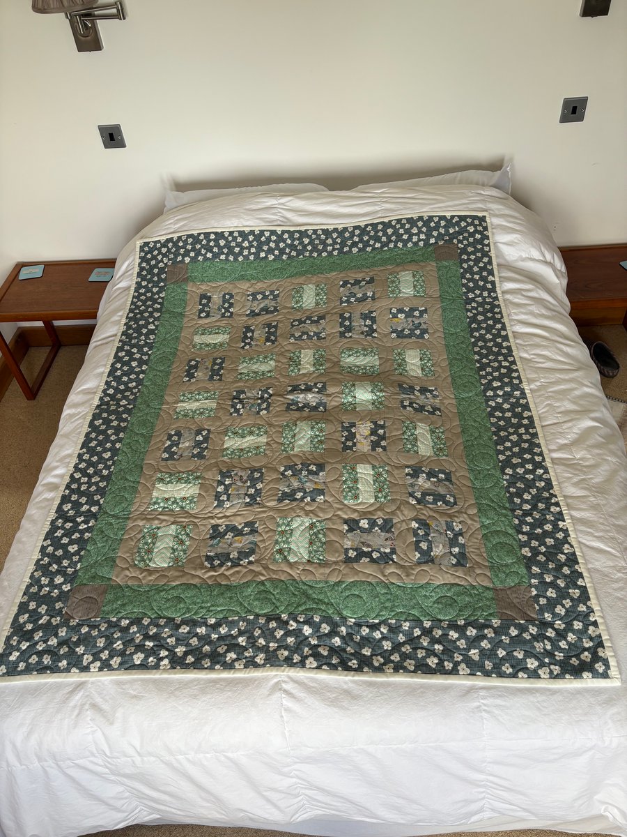 Handmade Patchwork Quilt 'Thank you Mrs. S'