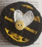 Felt bee bookmark,bookworm gift,childrens book gift,book accessory. - Image 2