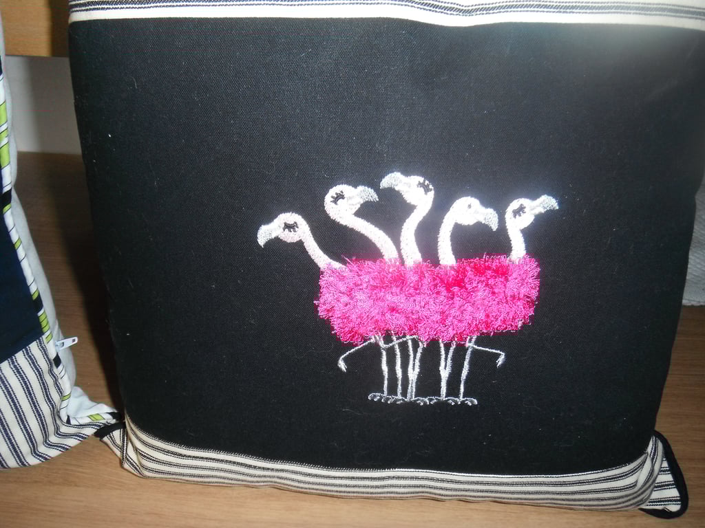 Designer scatter cushion Machine embroidered cushion 