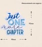 Just One More Chapter Bookmark - Embroidered Book Lover Accessory - Image 5