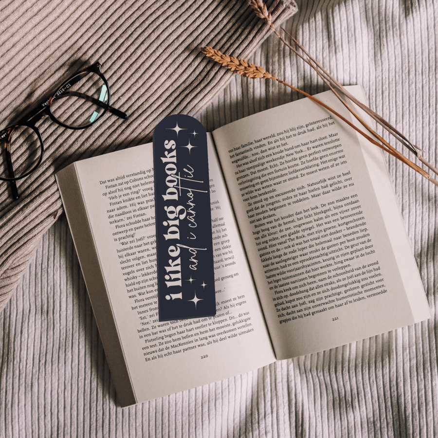 I Like Big Books and I Cannot Lie - Acrylic Bookmark - Funny Book Lover Gift