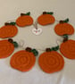 Handmade crochet pumpkin bunting  - Image 2