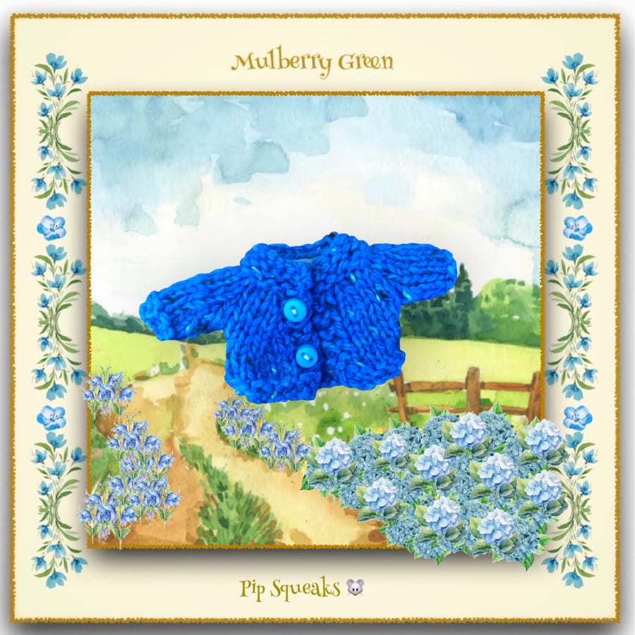 Pip Squeaks Marine Blue Cardigan 