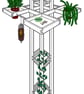 Trellis Bird Table Plans - DIY Woodwork Plans - Garden Furniture - Image 6