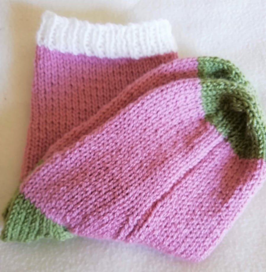 Socks, Hand Knitted Slouch, footwear, clothing,accessory, glamping, bed,cosy,