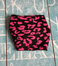 Bracelet wrist cover viscose jersey pink and black - Image 2