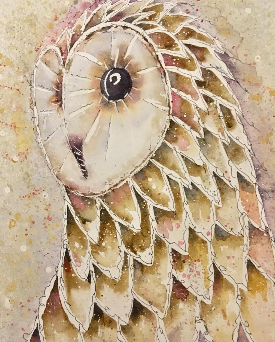 Barn Owl Art Print