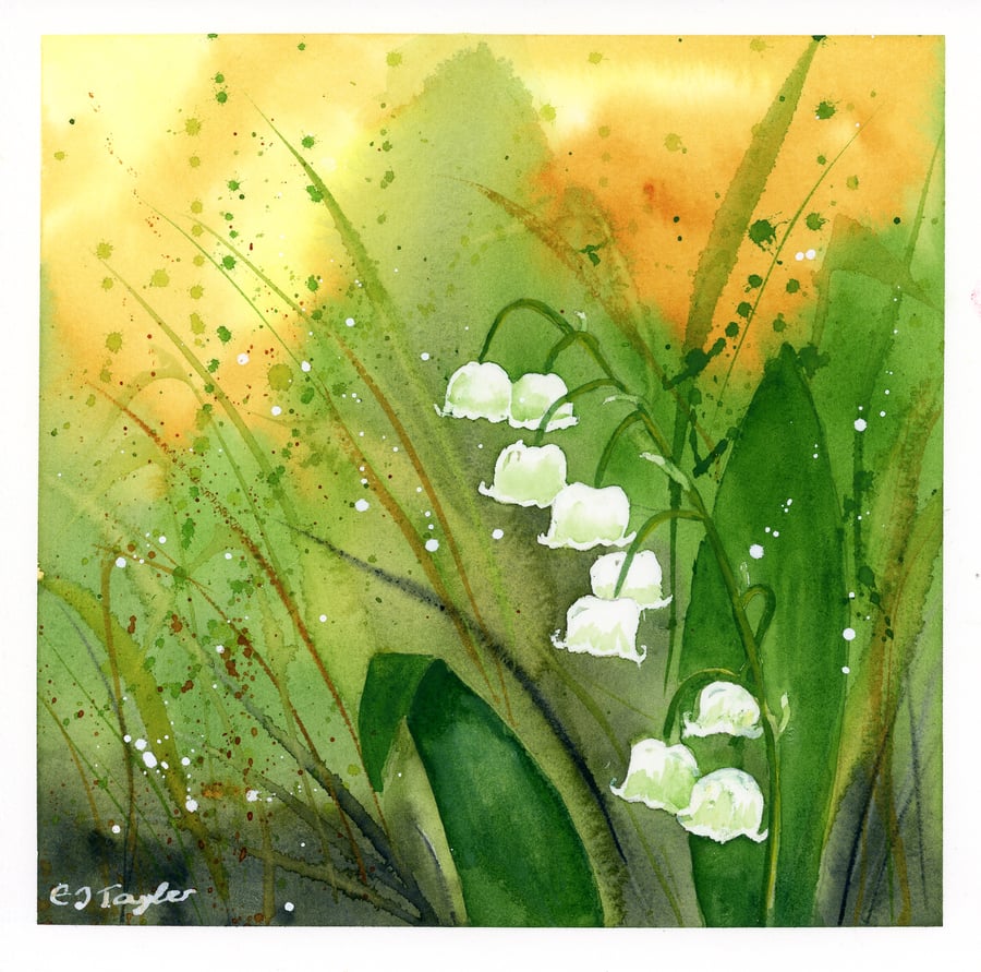 Lily of the Valley - original watercolour