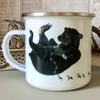 Cikananga Sun Bear Enamel Mug (Donation to charity included)