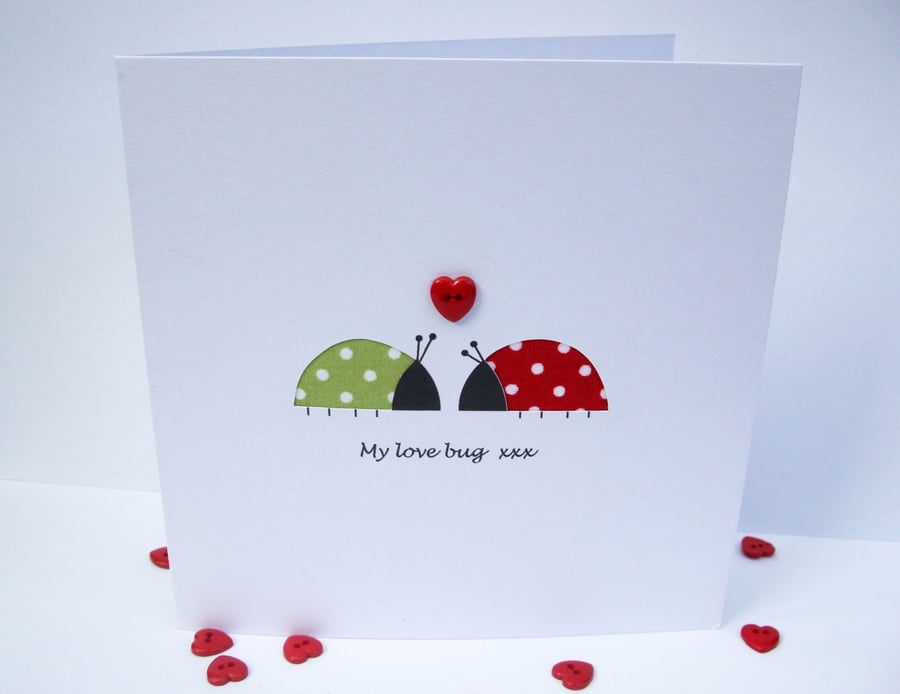 Valentine's Day Card - Love Bugs