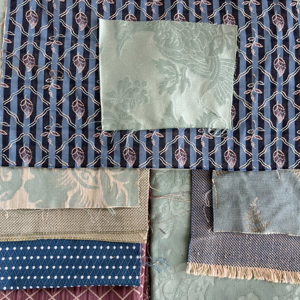 No.3 Vintage woven fabric inspiration bundle