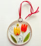 Floral suncatcher - Tulips - Image 2